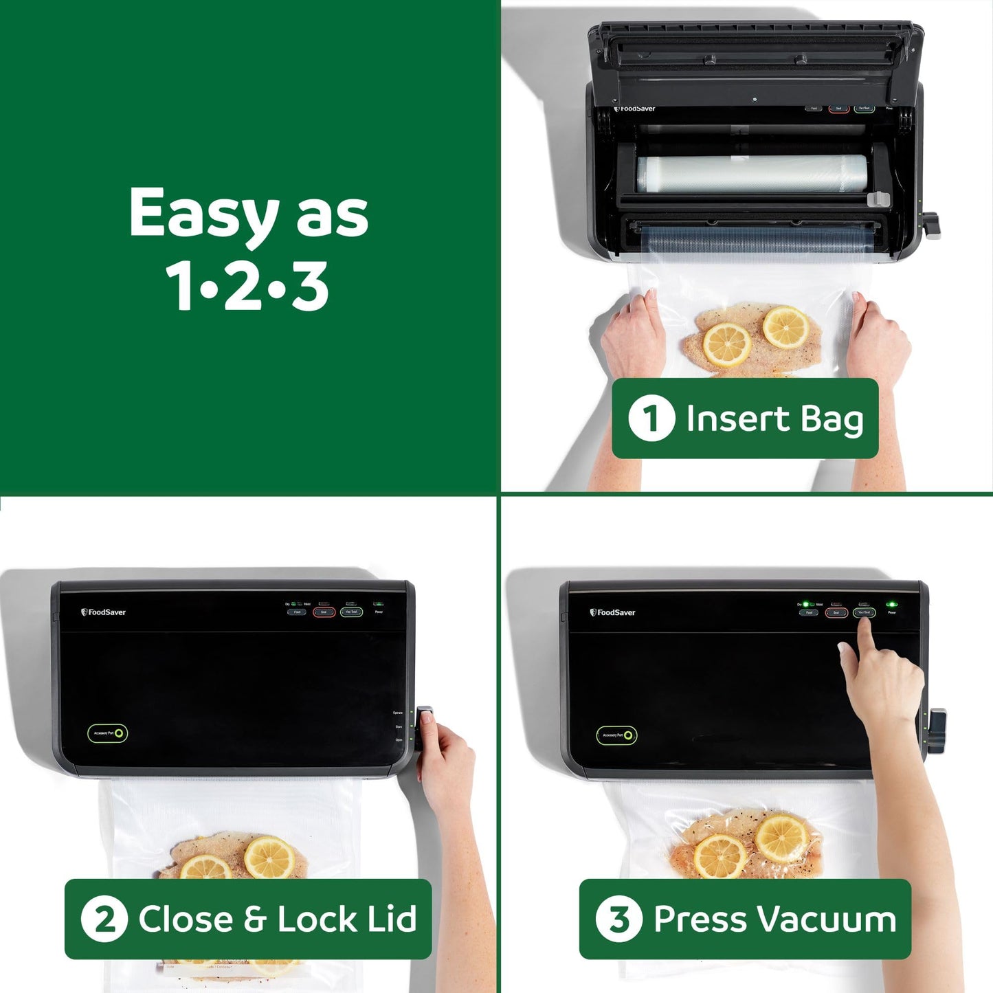 FOODSAVER Vacuum Sealer Machine with Automatic Bag Detection