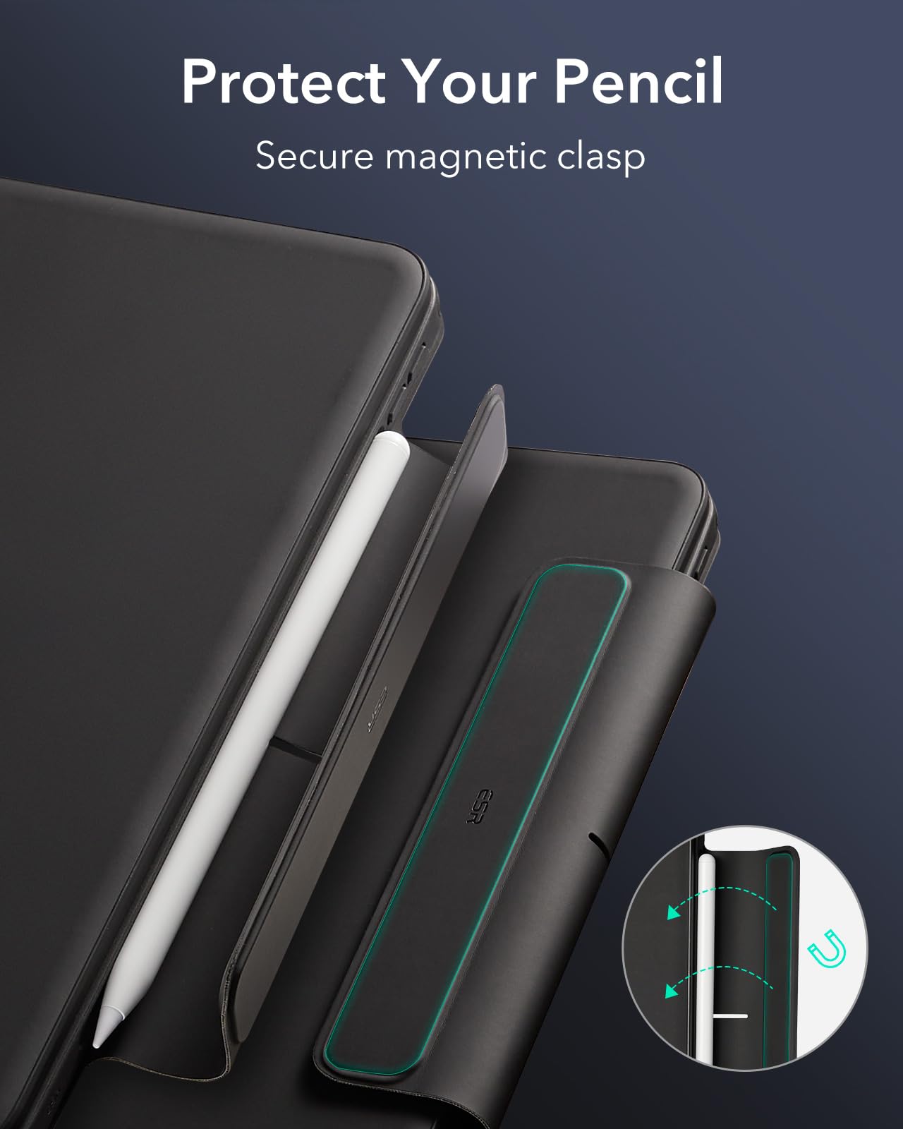 ESR iPad Pro 13 Keyboard Case with Magnetic Stand