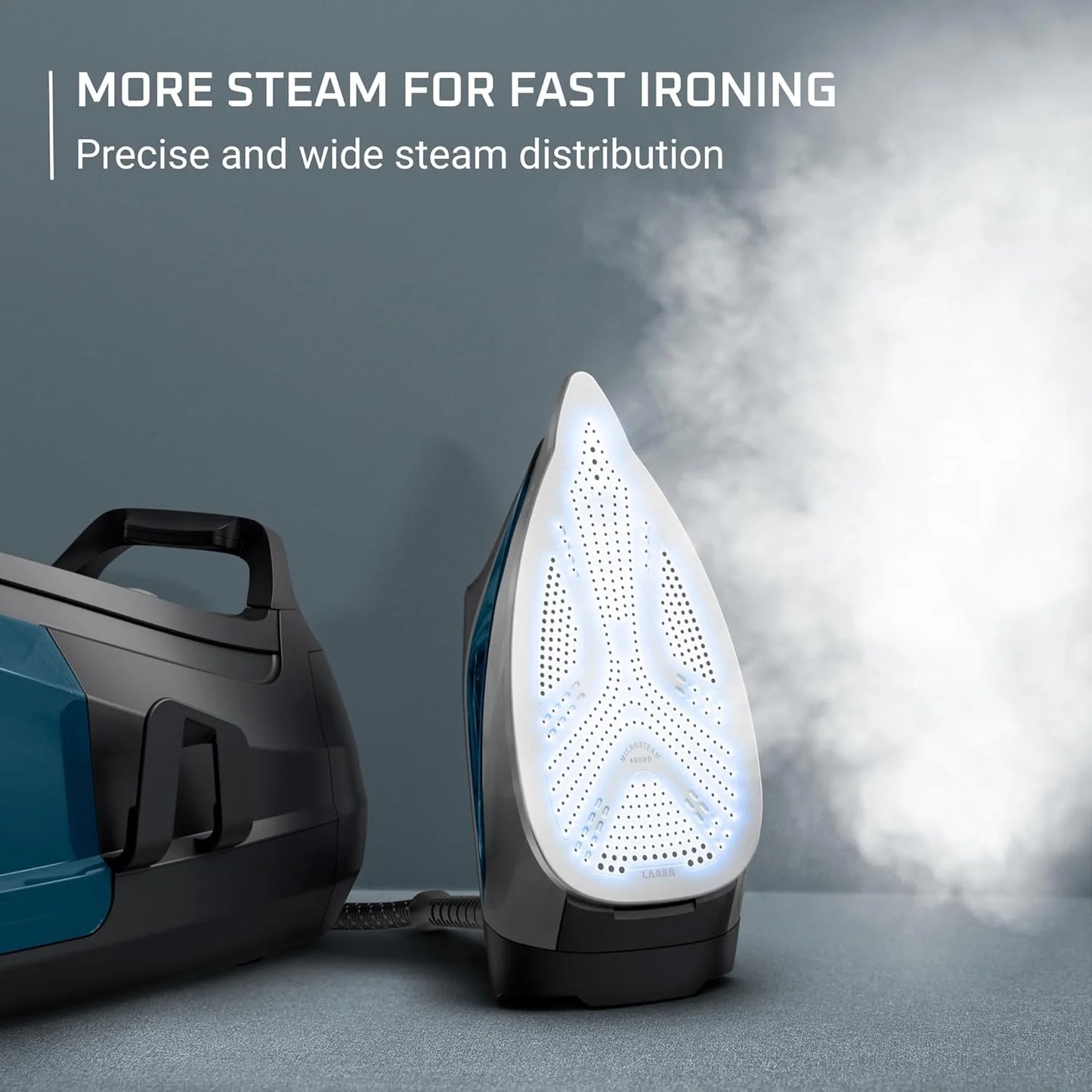 Rowenta DG8624 Steam Station Iron, 1800W, 1.1L Tank, Blue