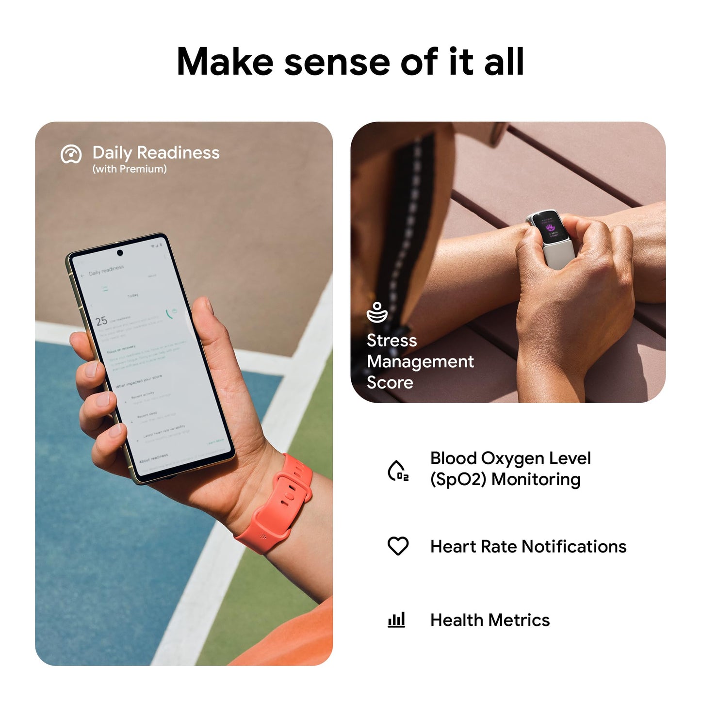 FITBIT Charge 6 Fitness Tracker with Heart Rate & GPS