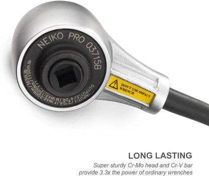PRO 03715B 1/2" Drive Torque Wrench, 1100 Foot-Pound Heavy Duty Torque Multiplier Wrench, Cr-Mo and Chrome-Vanadium