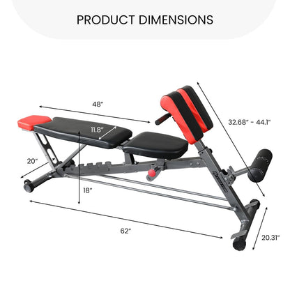 FF FINER FORM Finer Form Multi-Functional Weight Bench for Workouts