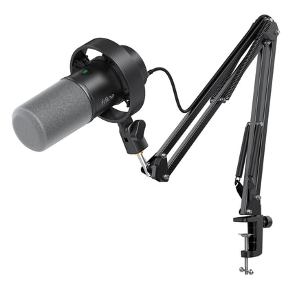 FIFINE K688 USB/XLR Dynamic Podcast Microphone Kit