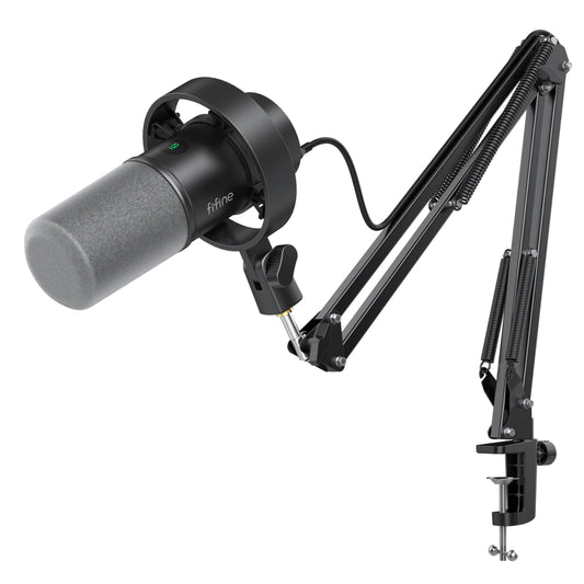 FIFINE K688 USB/XLR Dynamic Podcast Microphone Kit