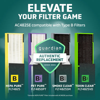 GERMGUARDIAN 4-in-1 HEPA Air Purifier for Large Rooms Up to 743 Sq. Ft.