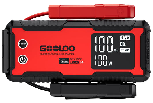 GOOLOO GT6000 Jump Starter - 6000A Auto Battery Booster