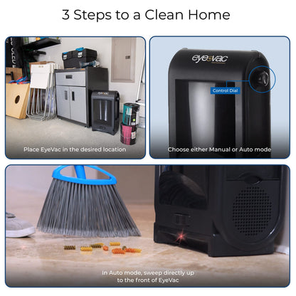 EYE-VAC EyeVac Pro Touchless Vacuum - Automatic Dustpan