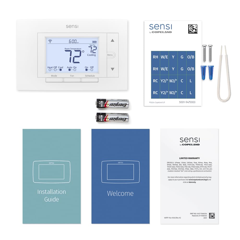 EMERSON Sensi Smart Thermostat ST55 - Wi-Fi Programmable