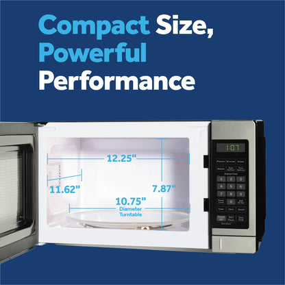 GE Compact Countertop Microwave Oven, 0.7 Cu. Ft.