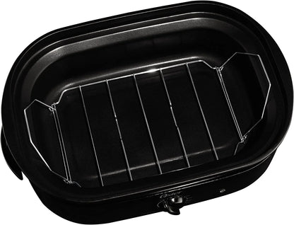 Oster 22-Quart Stainless Steel Roaster Oven, Fits 22-lb Turkey, Baking & Roasting, Easy Clean, CKSTRS23