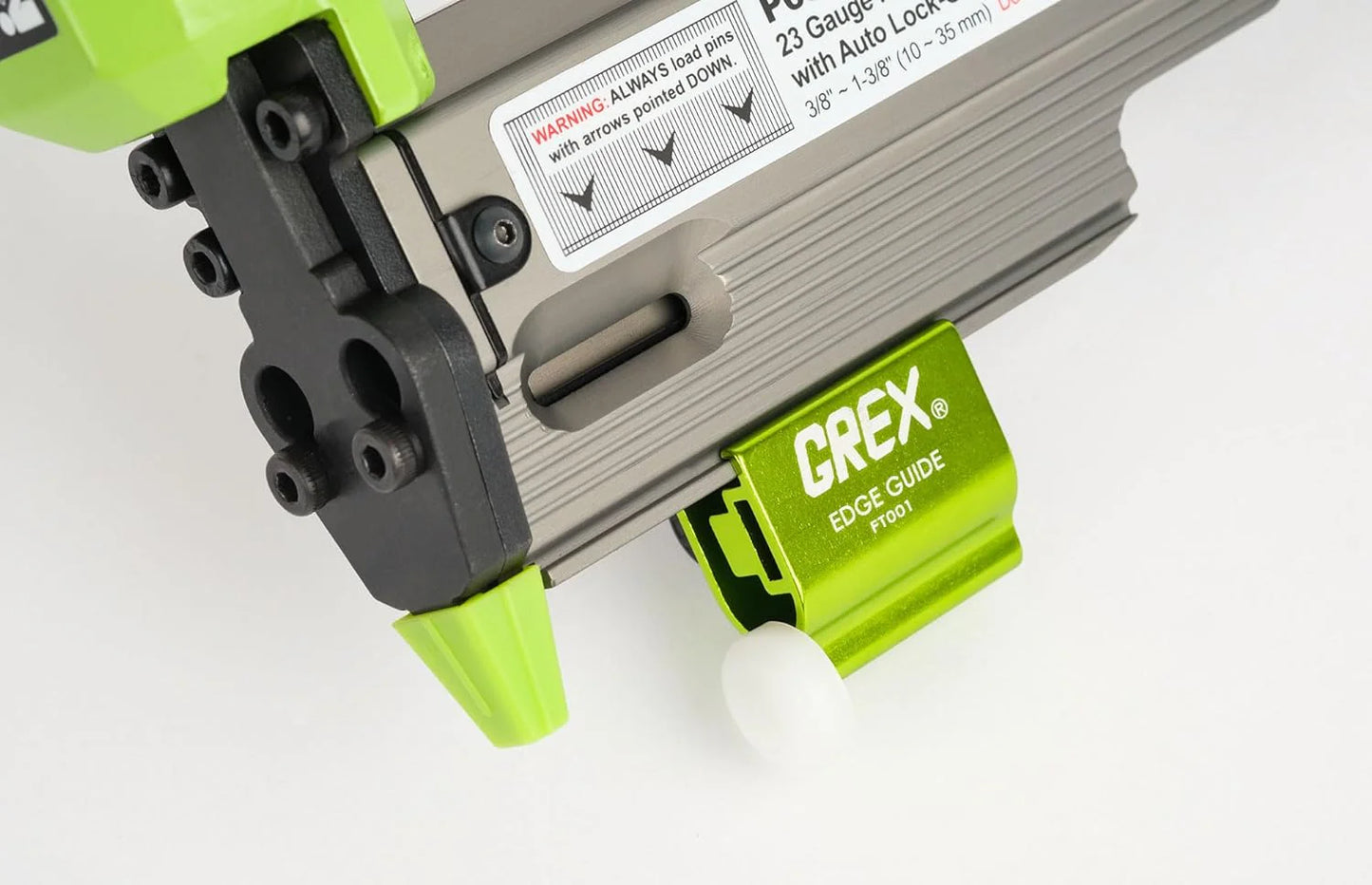 Pinner w/Auto Lock-Out & Edge Guide