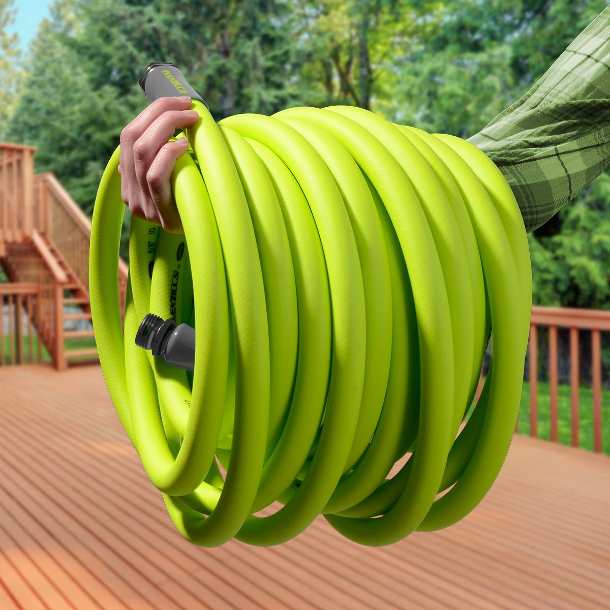 FLEXZILLA Garden Hose 3/4 in. x 100 ft., Lightweight & Durable