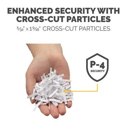 FELLOWES 14C10 Cross-Cut Paper Shredder for Home Office