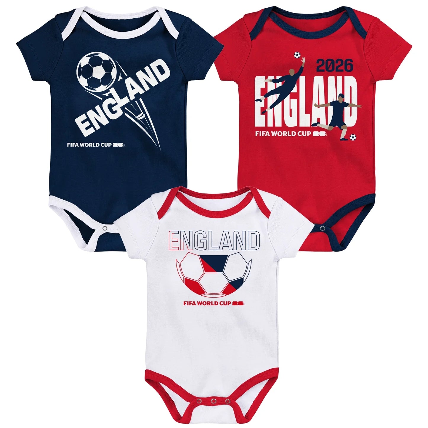 FIFA World Cup 2026™ England Onesie 3 Pack - Infant