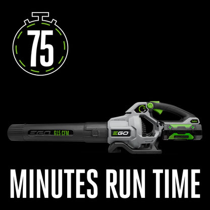 EGO POWER+ Cordless Electric Leaf Blower 615 CFM with Battery