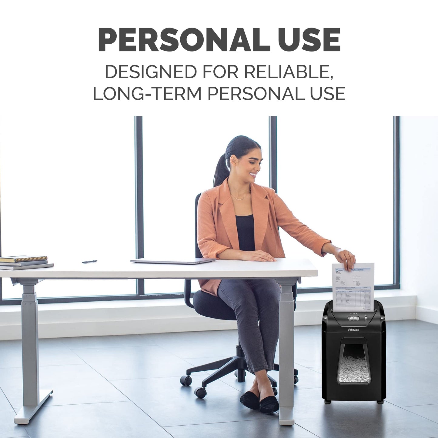 FELLOWES 14C10 Cross-Cut Paper Shredder for Home Office