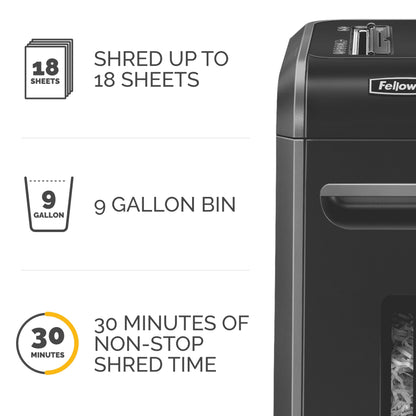 FELLOWES Powershred 99Ci 18-Sheet Heavy Duty Shredder