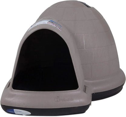 Petmate Indigo Dog House (Igloo Dog House, Made in USA with 90% Recycled Materials, All Weather Protection Pet Shelter) for XL Dogs 90 to 125 pounds, Made in USA