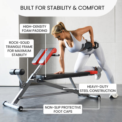 FF FINER FORM Multi-Functional Weight Bench for Home Gym Workout