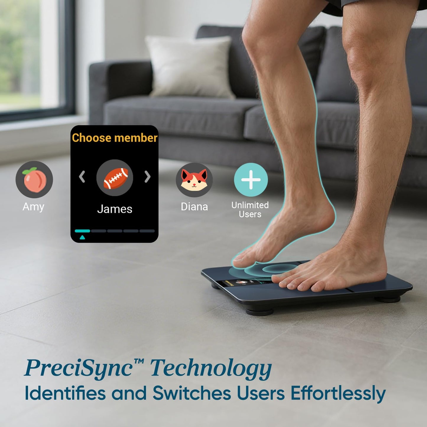 ETEKCITY FSA&HSA Eligible Smart Scale for Body Composition