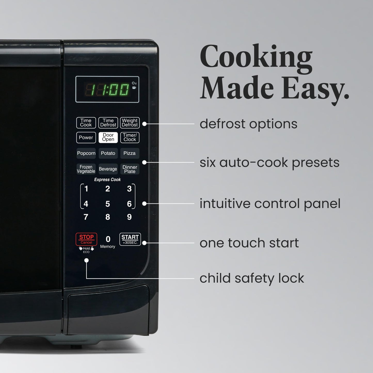 FARBERWARE 0.7 Cu. Ft. Countertop Microwave Oven - 700 Watts
