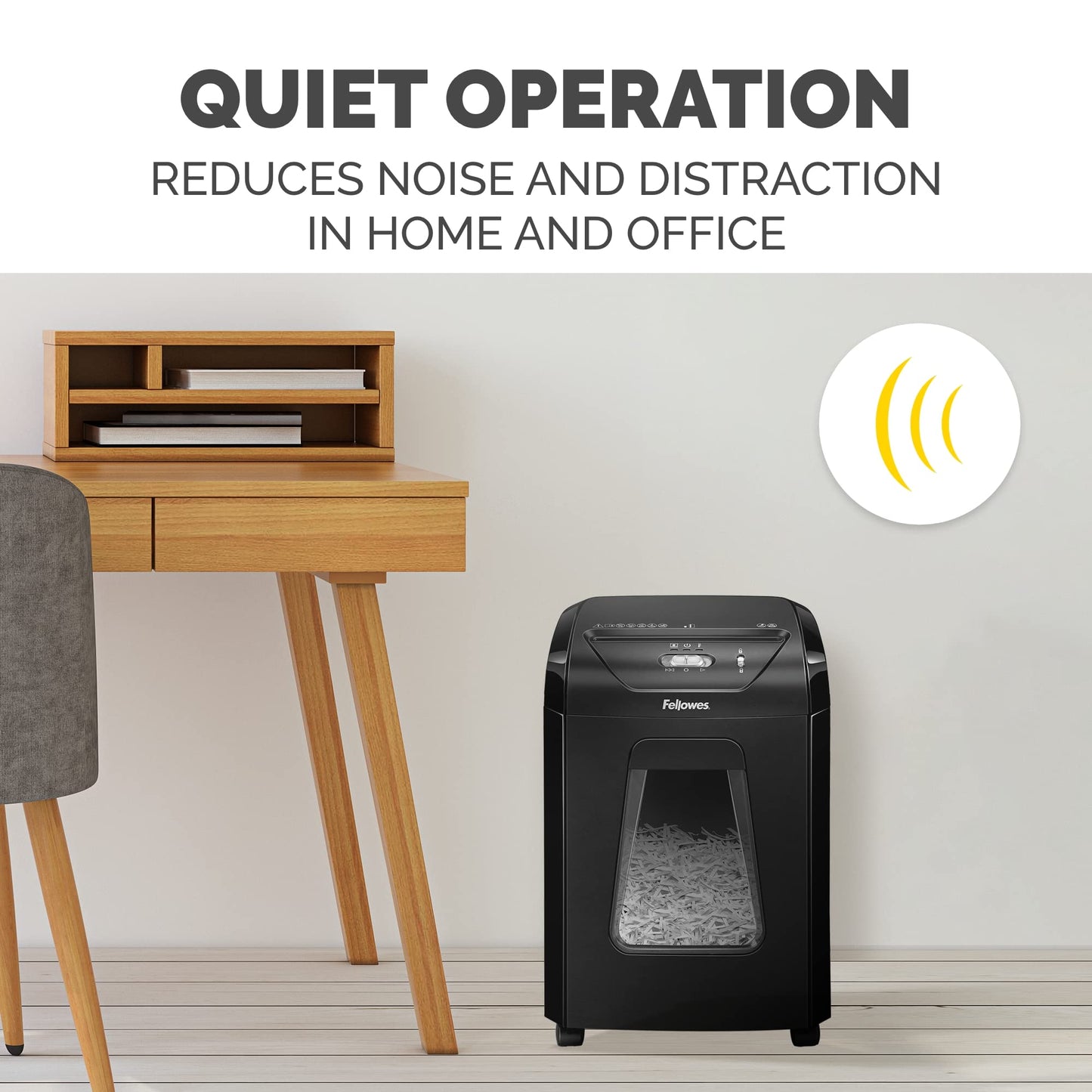 FELLOWES 14C10 Cross-Cut Paper Shredder for Home Office