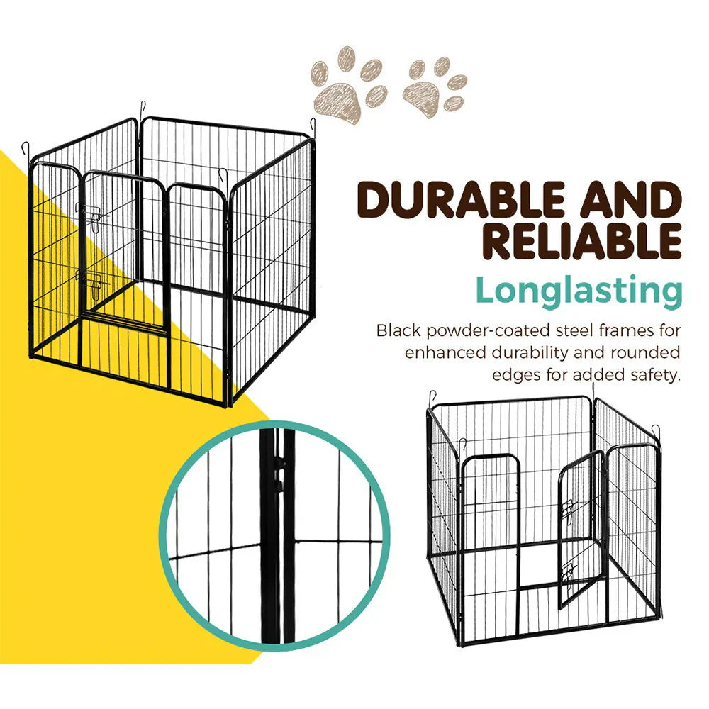 Foldable 8 Panel Dog Playpen w/ Access Door - i.Pet