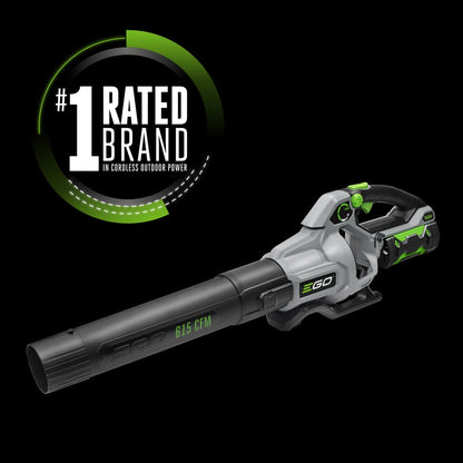 EGO POWER+ Cordless Electric Leaf Blower 615 CFM with Battery