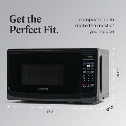 FARBERWARE 0.7 Cu. Ft. Countertop Microwave Oven - 700 Watts