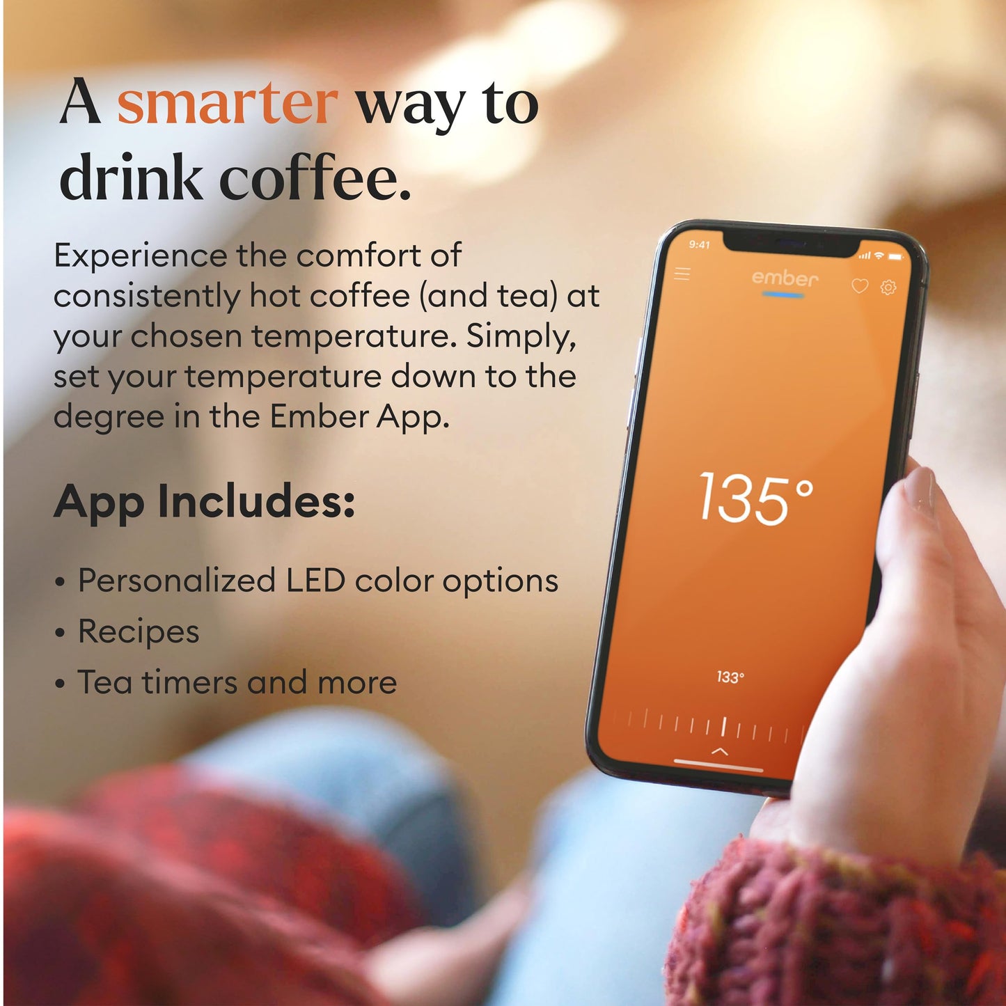 EMBER Temperature Control Smart Mug 2 - App-Controlled Heated Mug