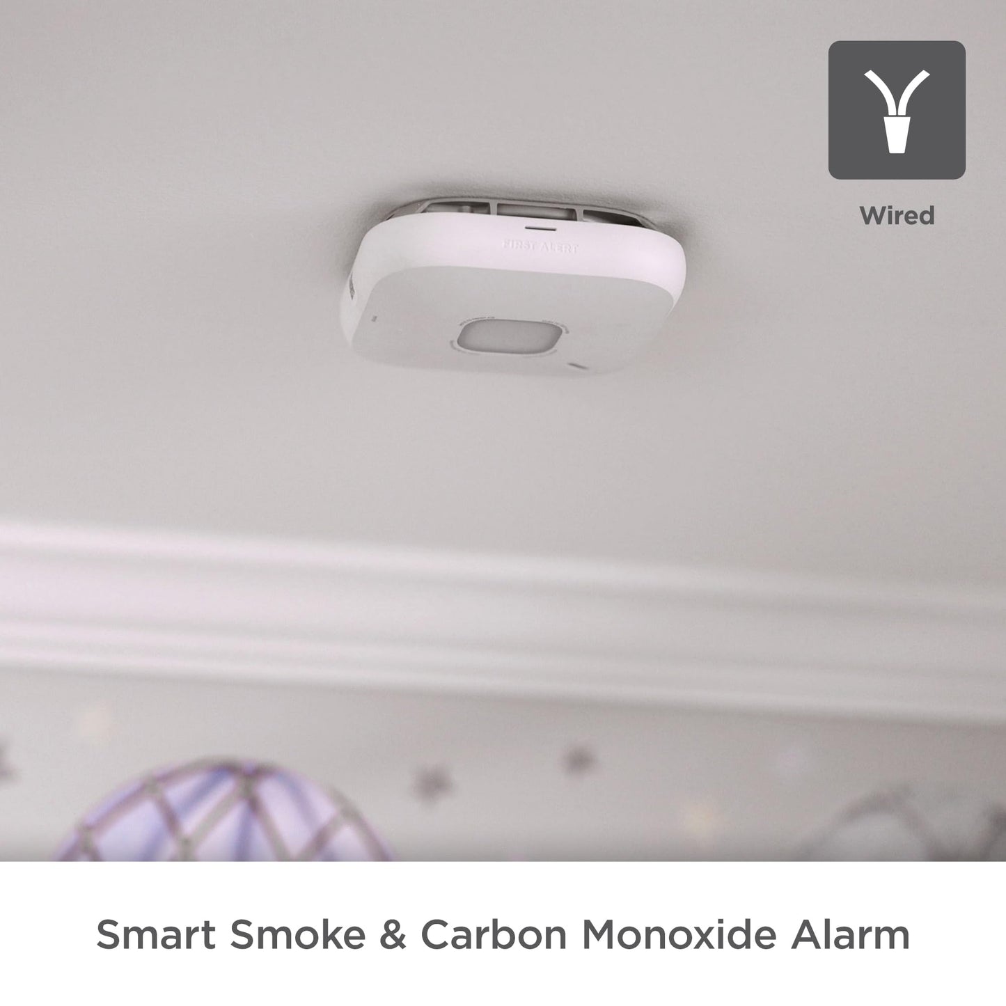FIRST ALERT SC5 Hardwire Smart Smoke & CO Alarm, 1-Pack