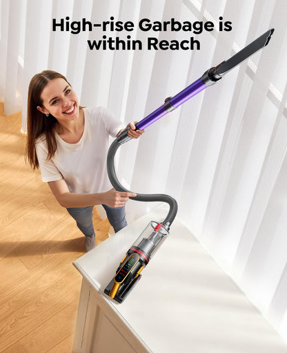 FIEETY Cordless Vacuum Cleaner 650W 55KPa with Pet Brush