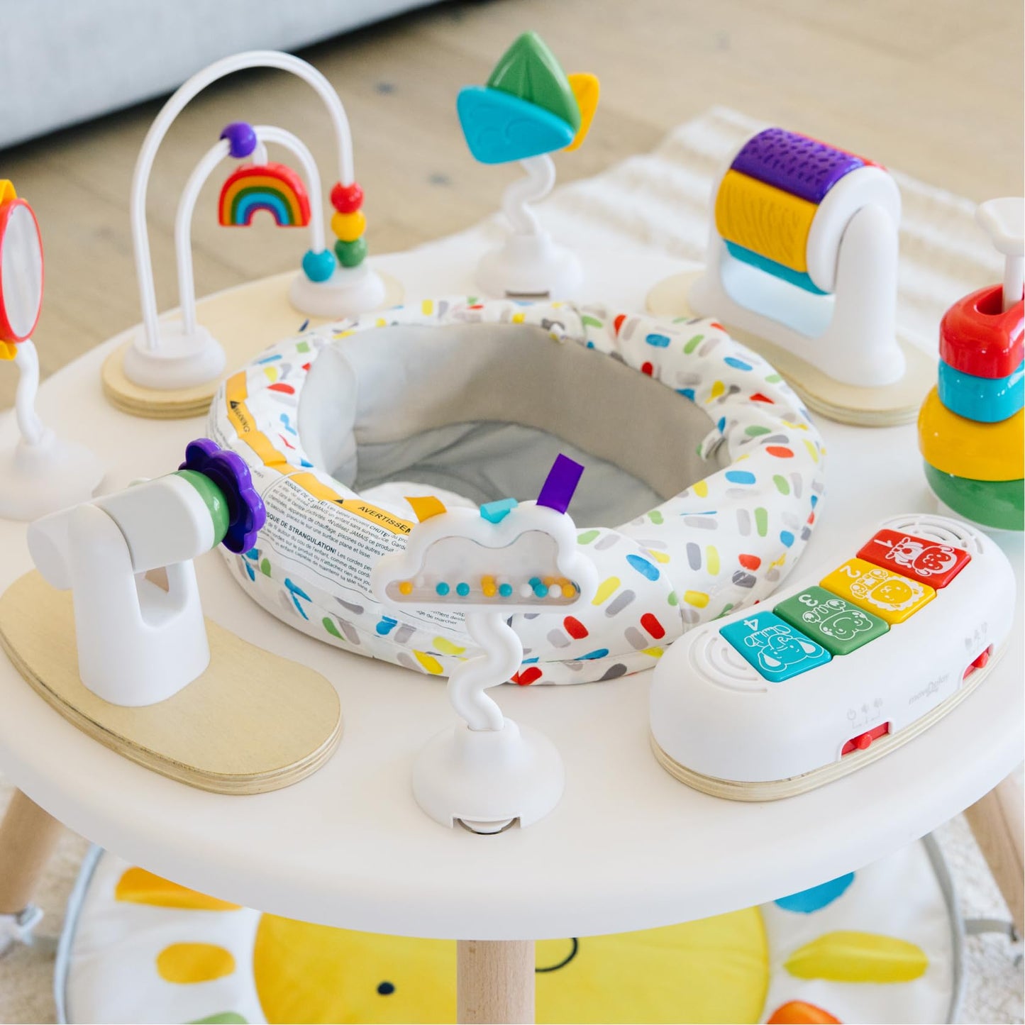MOVE2PLAY 4-in-1 Montessori Baby Activity Center with Toys