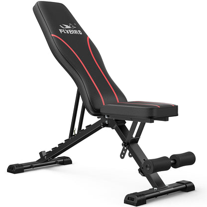 FLYBIRD WB2 Weight Bench - Adjustable Foldable Utility Bench