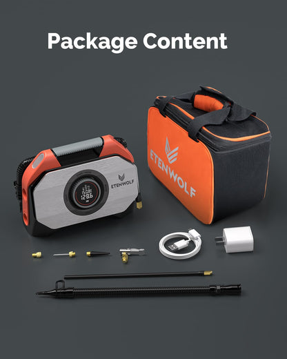 ETENWOLF VORTEX S6 Portable Tire Inflator for Heavy-duty Vehicles
