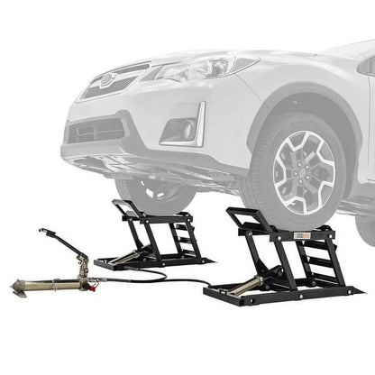Black Widow Hydraulic Car Lift with Ramp – 3,000 lb. per pair Capacity sgtnighsdesigns