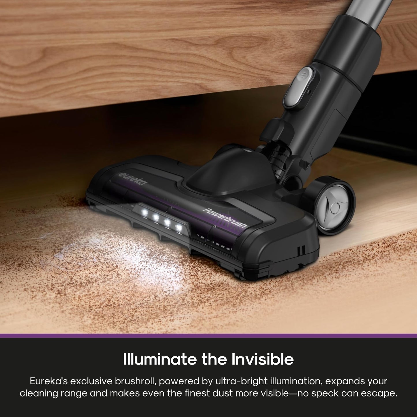 EUREKA ReactiClean 410 Cordless Vacuum - 50 Min Runtime, 5.5 lbs
