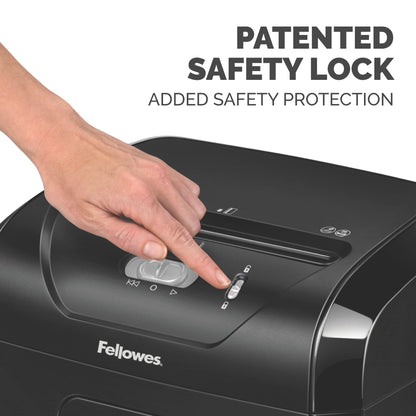 FELLOWES 14C10 Cross-Cut Paper Shredder for Home Office