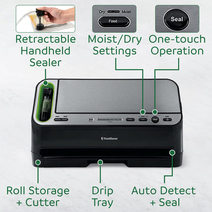 FOODSAVER V4400 Vacuum Sealer Machine with Starter Kit
