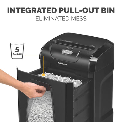 FELLOWES 14C10 Cross-Cut Paper Shredder for Home Office