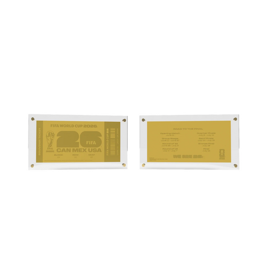 FIFA World Cup 2026™ Gold Metal Replica Ticket