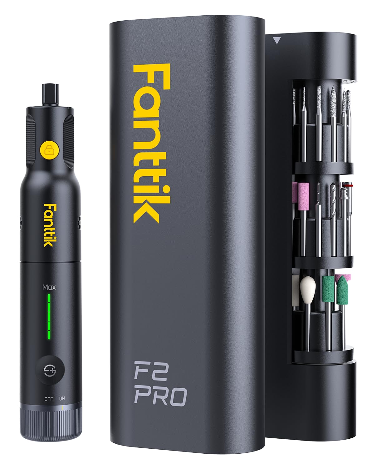 FANTTIK F2 PRO Cordless Rotary Tool Kit with 55 Accessories
