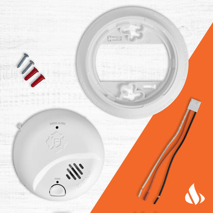 FIRST ALERT BRK Smoke Alarm Interconnect Hardwire Detector 3-Pack