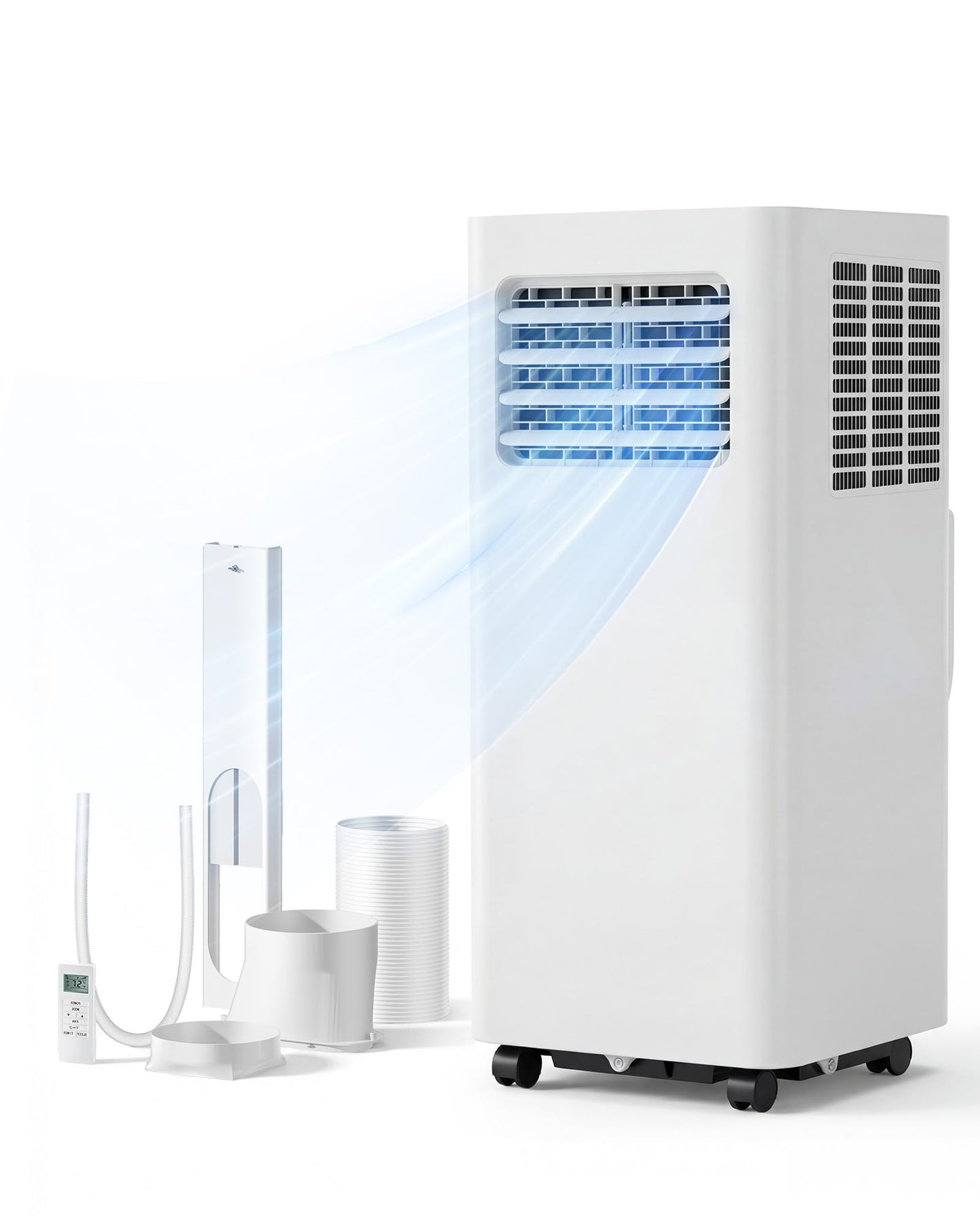 FEELFUNN 8000 BTU Portable Air Conditioner - 3-in-1 Quiet AC
