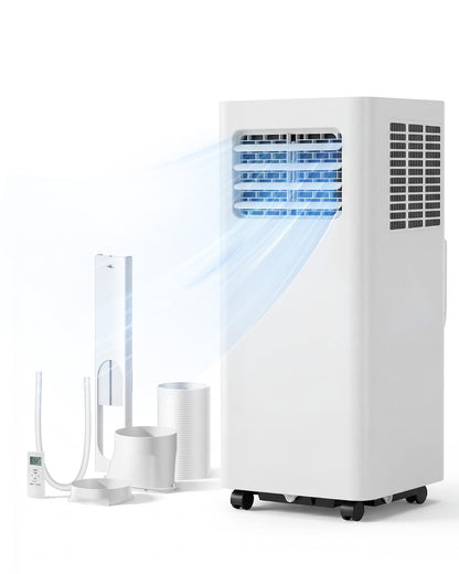 FEELFUNN 8000 BTU Portable Air Conditioner - 3-in-1 Quiet AC