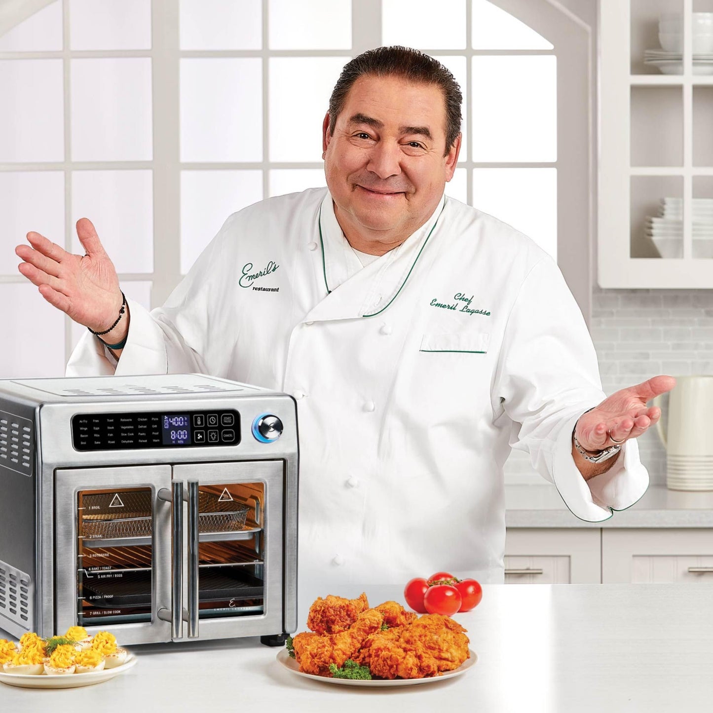 EMERIL LAGASSE Extra Large French Door Air Fryer Toaster Oven
