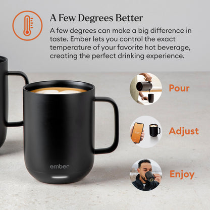EMBER Temperature Control Smart Mug 2 - App-Controlled Heated Mug
