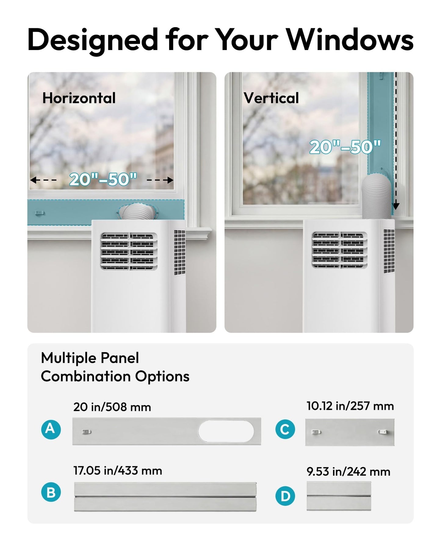 EUHOMY 10,000 BTU Portable Air Conditioner – 4 in 1 Unit