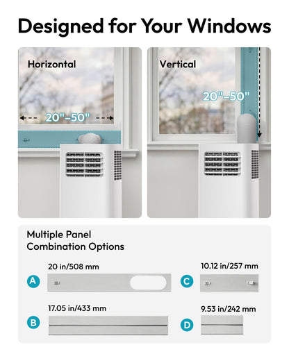 EUHOMY 10,000 BTU Portable Air Conditioner – 4 in 1 Unit
