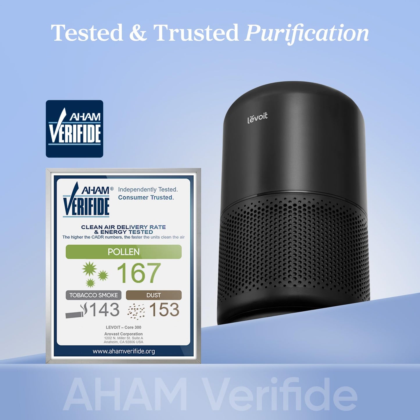 LEVOIT Core300-P Air Purifier for Home Allergens & Pet Hair